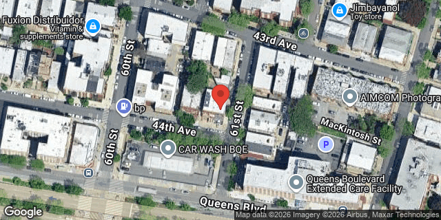 Aerial map of 60-19 44 AVENUE, Queens