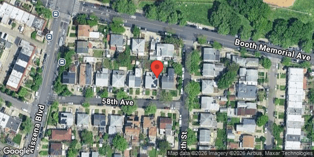 Aerial map of 154-27 58 AVENUE, Queens