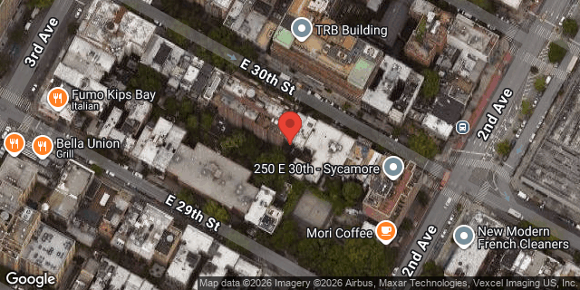 Aerial map of 234 EAST 30 STREET, Manhattan