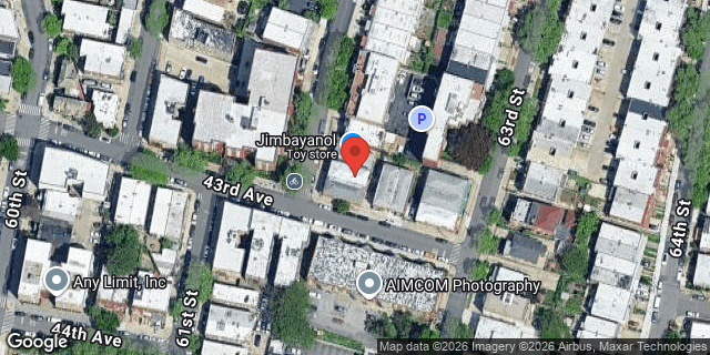 Aerial map of 40-67 62 STREET, Queens