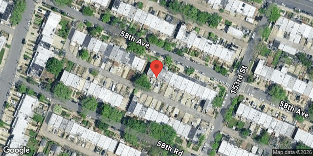 Aerial map of 150-44 58 AVENUE, Queens