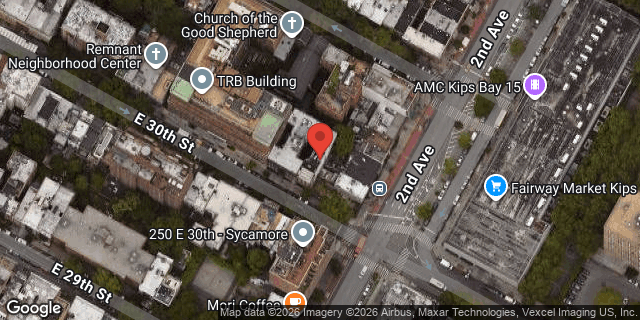 Aerial map of 249 EAST 30 STREET, Manhattan
