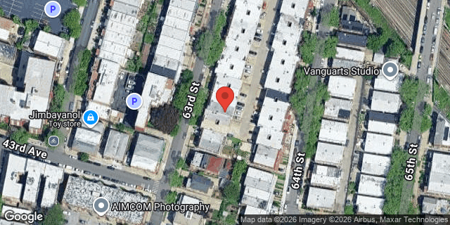 Aerial map of 41-49 63 STREET, Queens