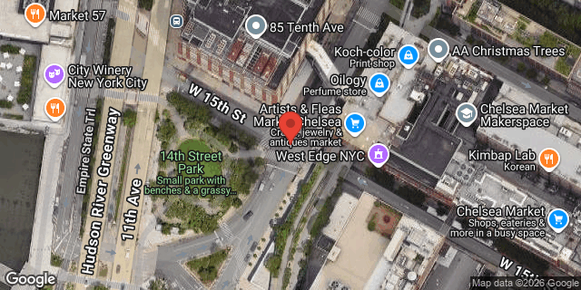 Aerial map of 10 AVENUE, Manhattan