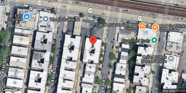 Aerial map of 45-14 43 STREET, Queens