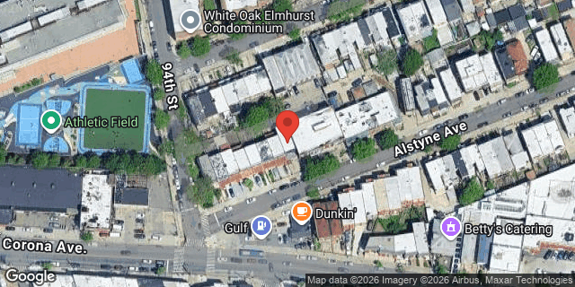 Aerial map of 94-15 ALSTYNE AVENUE, Queens