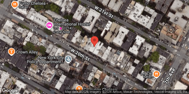 Aerial map of 227 WEST 20 STREET, Manhattan