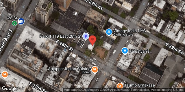 Aerial map of 127 EAST 28 STREET, Manhattan