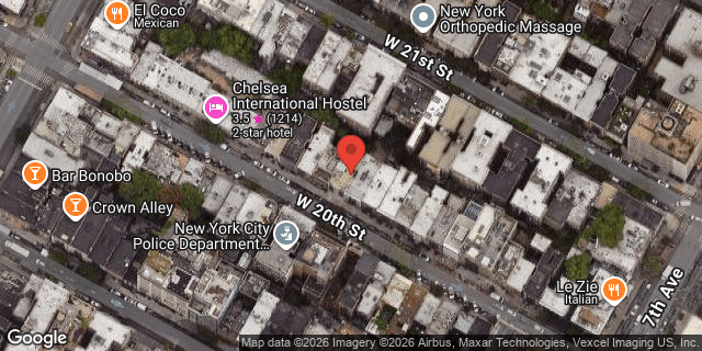 Aerial map of 231 WEST 20 STREET, Manhattan