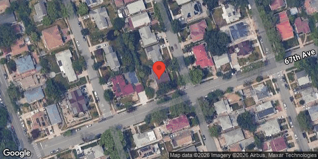 Aerial map of 64-66 212 STREET, Queens