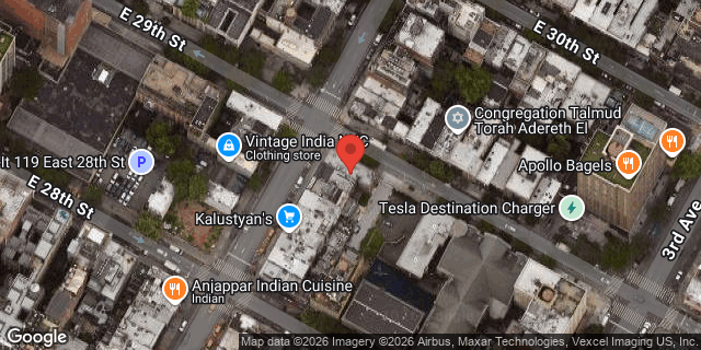 Aerial map of 135 LEXINGTON AVENUE, Manhattan