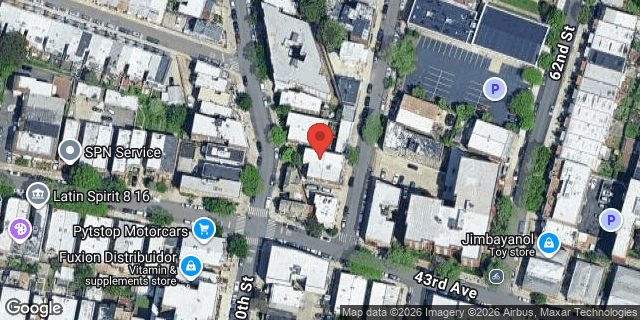 Aerial map of 40-62 61 STREET, Queens