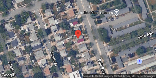 Aerial map of 67-22 BELL BOULEVARD, Queens