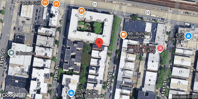 Aerial map of 45-18 40 STREET, Queens