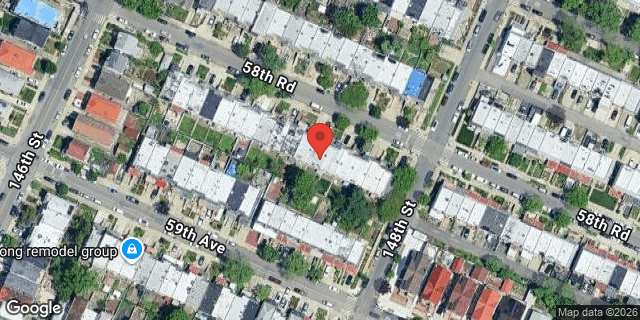 Aerial map of 146-36 58 ROAD, Queens