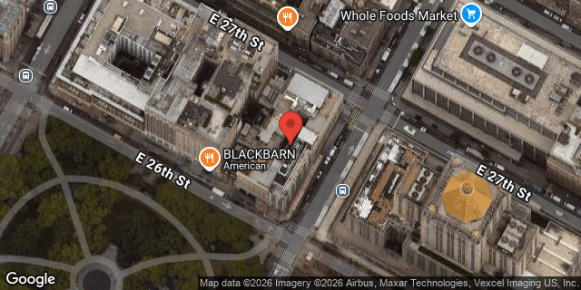 Aerial map of 60 MADISON AVENUE, Manhattan