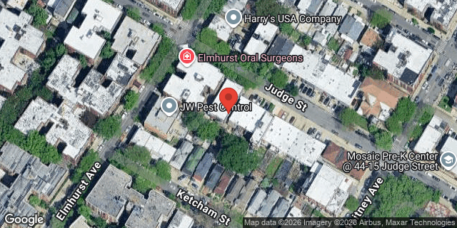 Aerial map of 43-14 JUDGE STREET, Queens