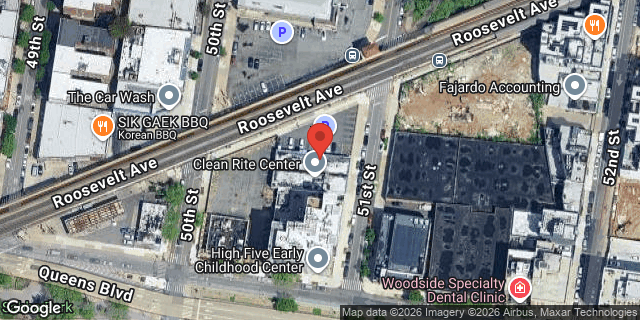 Aerial map of 50-18 ROOSEVELT AVENUE, Queens