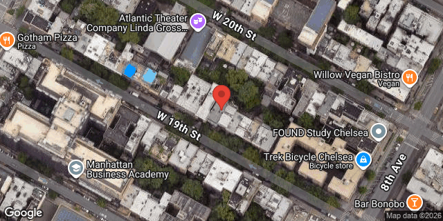 Aerial map of 331 WEST 19 STREET, Manhattan
