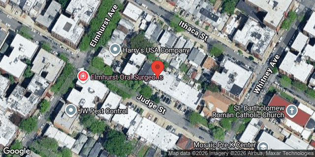 Aerial map of 43-21 JUDGE STREET, Queens