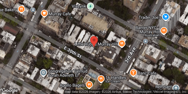 Aerial map of 151 EAST 30 STREET, Manhattan