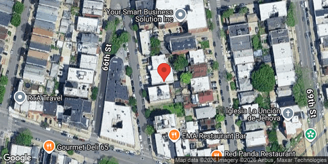 Aerial map of 41-23 67 STREET, Queens