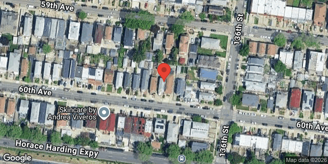 Aerial map of 134-35 60 AVENUE, Queens