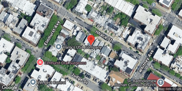 Aerial map of 42-20 ITHACA STREET, Queens