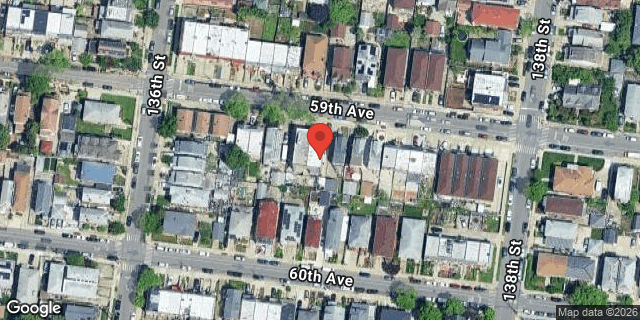 Aerial map of 136-22 59 AVENUE, Queens