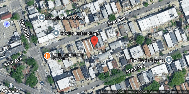 Aerial map of 108-26 51 AVENUE, Queens
