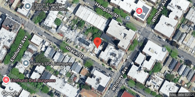 Aerial map of 42-31 ITHACA STREET, Queens