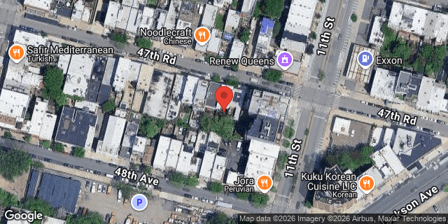 Aerial map of 10-48 47 ROAD, Queens