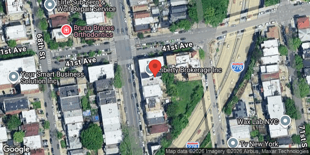 Aerial map of 41-05 69 STREET, Queens