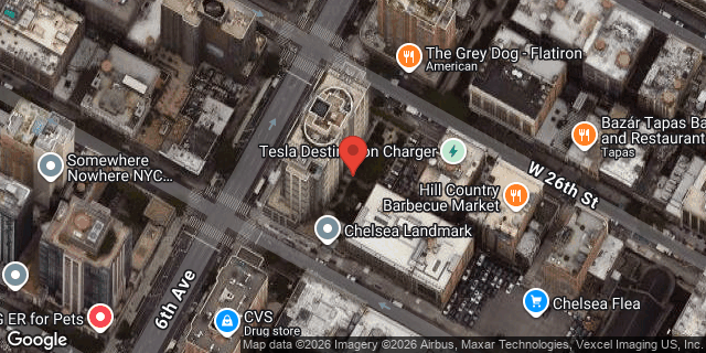 Aerial map of 55 WEST 25 STREET, Manhattan