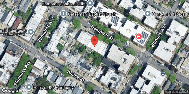 Aerial map of 42-20 HAMPTON STREET, Queens
