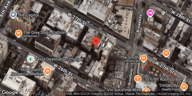 Aerial map of 20 WEST 27 STREET, Manhattan