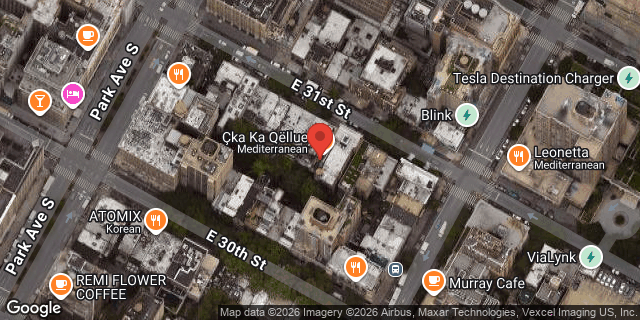 Aerial map of 118 EAST 31 STREET, Manhattan