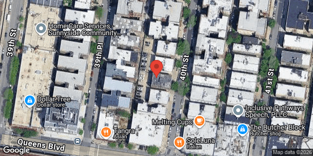 Aerial map of 43-30 40 STREET, Queens