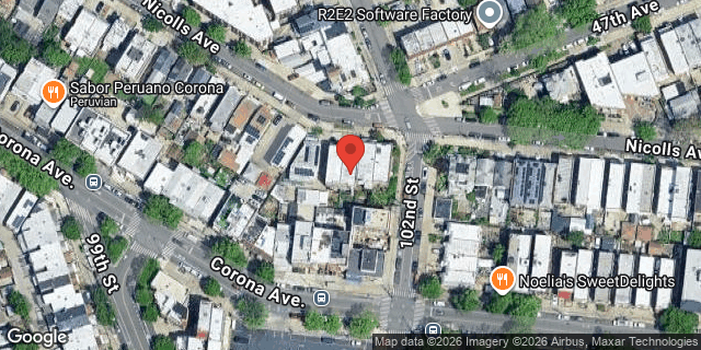 Aerial map of 101-66 NICOLLS AVENUE, Queens