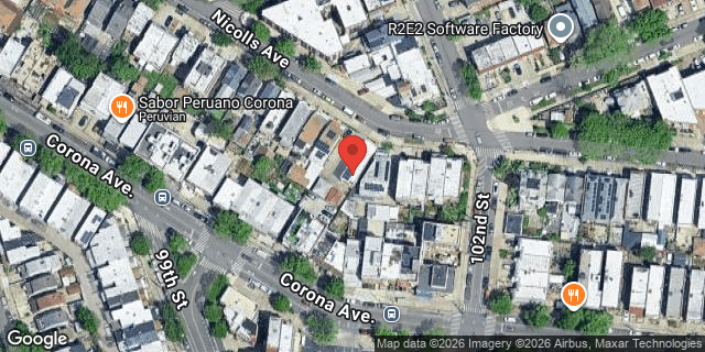 Aerial map of 101-60 NICOLLS AVENUE, Queens