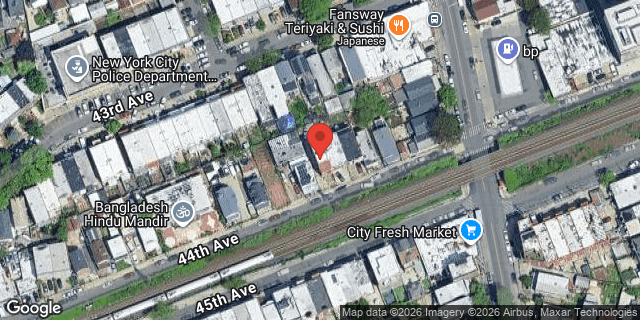 Aerial map of 94-57 44 AVENUE, Queens