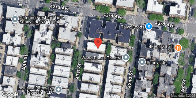 Aerial map of 43-13 41 STREET, Queens