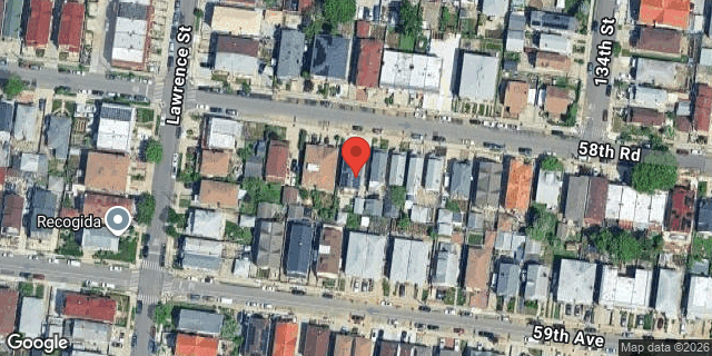 Aerial map of 132-22 58 ROAD, Queens