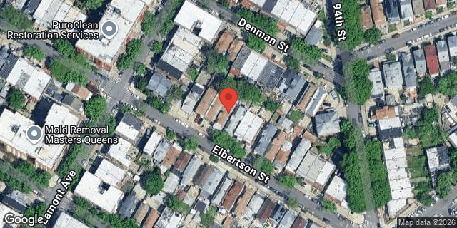 Aerial map of 43-19 ELBERTSON STREET, Queens