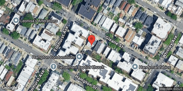 Aerial map of 41-68 GLEANE STREET, Queens