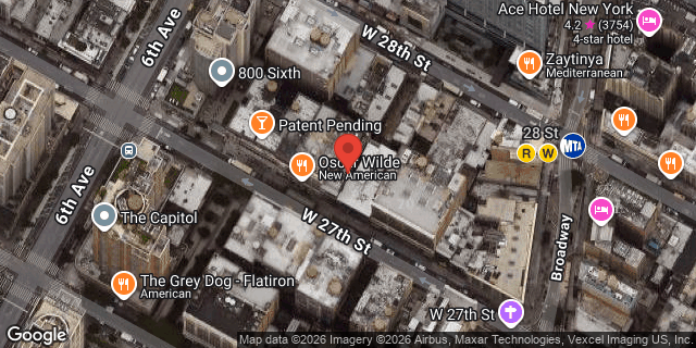 Aerial map of 43 WEST 27 STREET, Manhattan