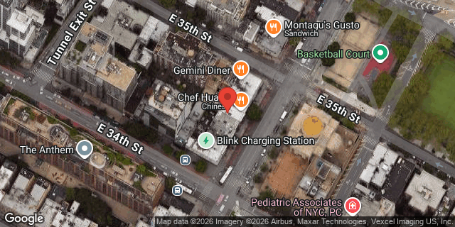 Aerial map of 633 2 AVENUE, Manhattan