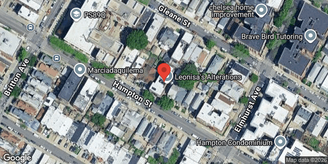 Aerial map of 41-35 HAMPTON STREET, Queens