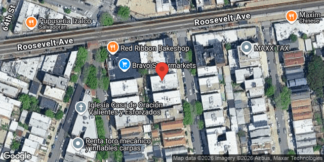 Aerial map of 40-12 67 STREET, Queens