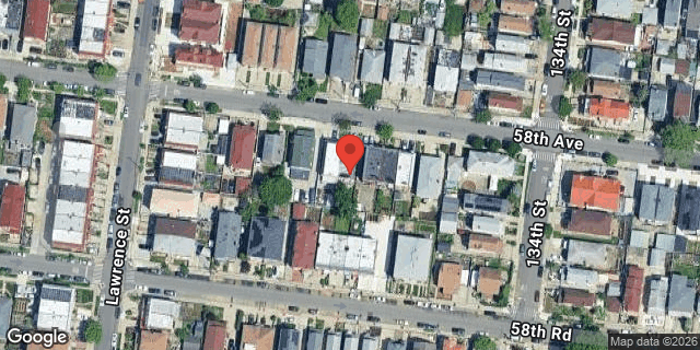 Aerial map of 132-28 58 AVENUE, Queens